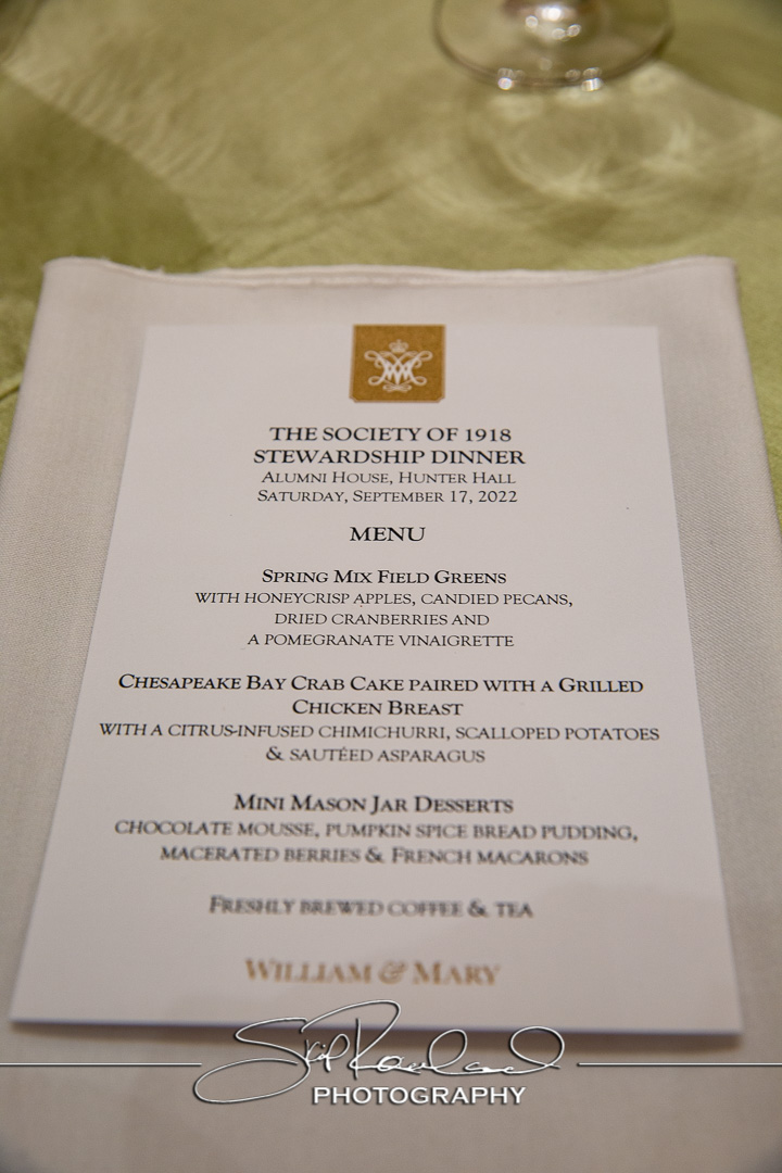 Wm Womens Weekend Stewardship Dinner – September 2022 #88187