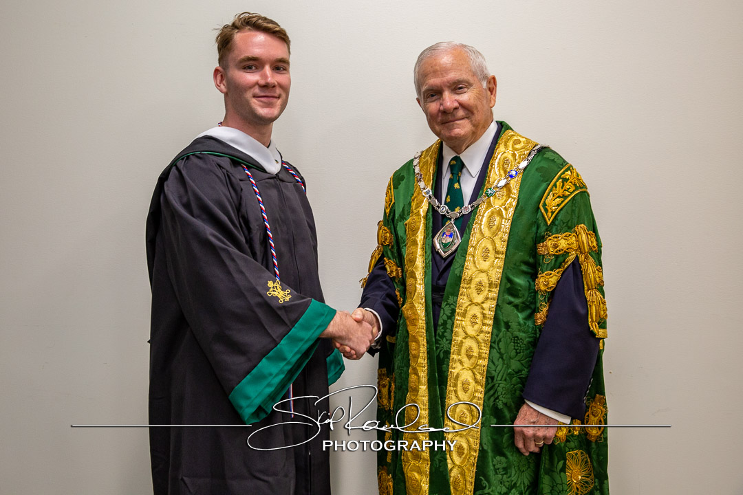 Chancellor Gates with ROTC – 2023 #138703