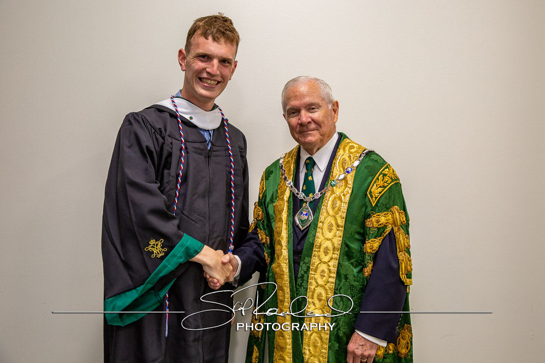 Chancellor Gates with ROTC – 2023 #138706