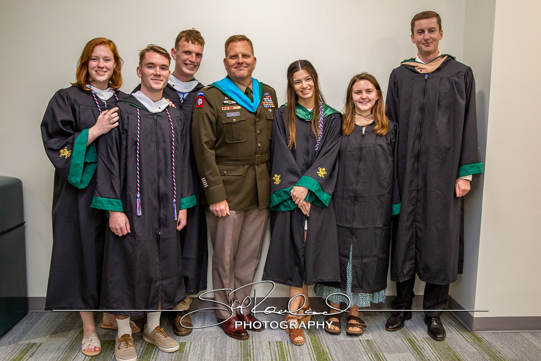 Chancellor Gates with ROTC – 2023 #138709